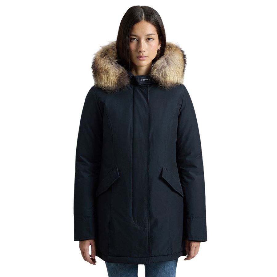Arctic Parka in Ramar Cloth con pelliccia removibile Woolrich | CFWWOU0538DKN